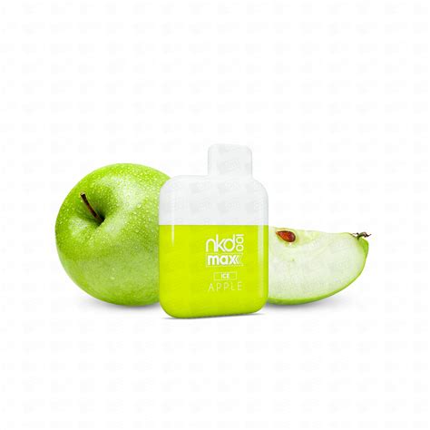 Pod Descártavel Naked 100 Max 4500 Puffs 5 Apple Ice VaporON