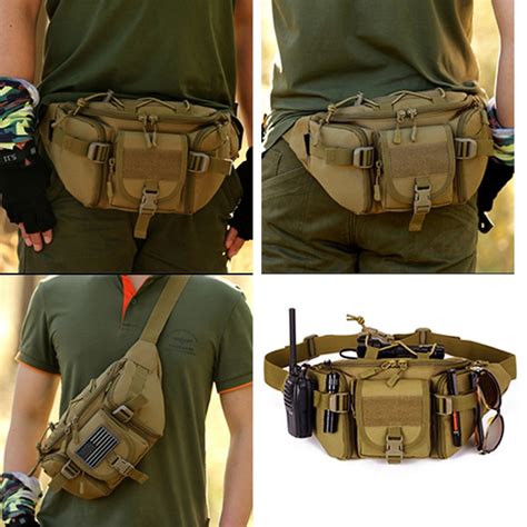 Tactical Fanny Pack Bumbag Waist Bag Military Hip Belt Outdoor Hiking