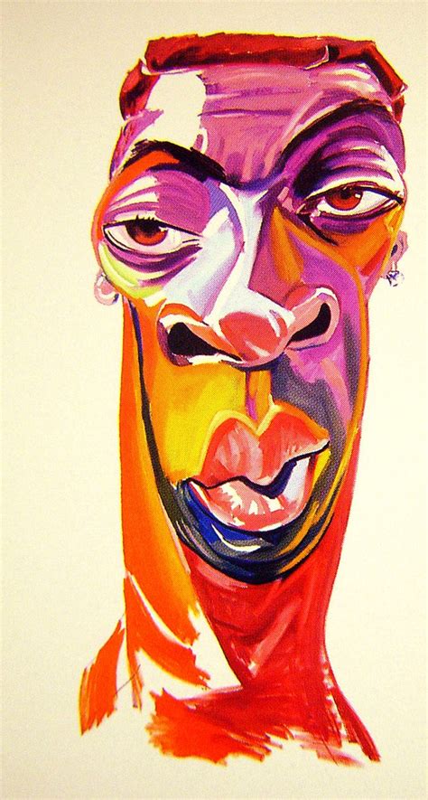 Philip Burke Watercolor Art Face Expressive Art Illustration Art