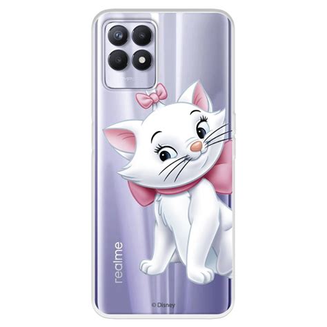 Estojo Oficial Disney Marie Silhouette Para Realme C11 2021 The