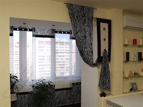 Выбираем дизайн штор для балкона, наши идеи 15 фото