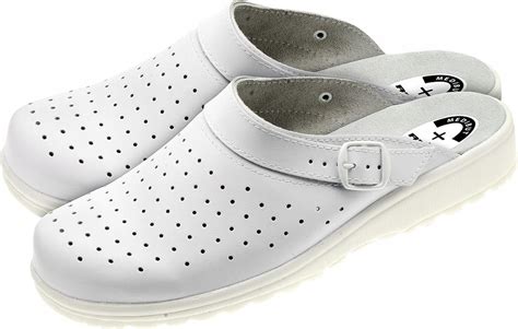 Купить Тапочки мужские медицинские кожаные белые 41 (7809690509) с ...