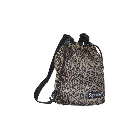 Supreme Mesh Small Backpack Leopardsupreme Mesh Small Backpack Leopard