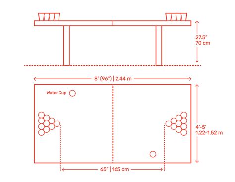 Official Beer Pong Table Triangle Dimensions | Brokeasshome.com