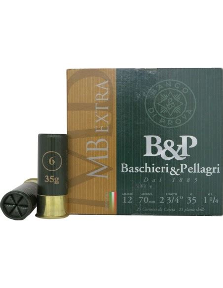 Cartucce Baschieri E Pellagri Mb Extra Cal G Piombo