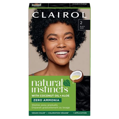 Natural Instincts Vegan Hair Dye, 2 Black | Clairol US