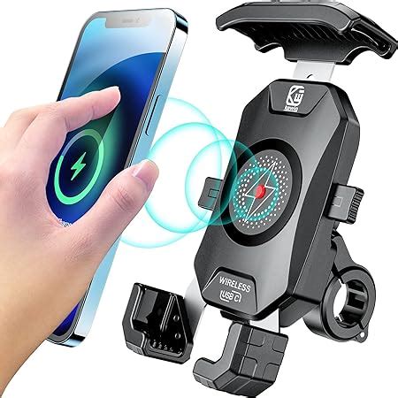 Amazon IMESTOU Waterproof Motorcycle Wireless 15W Qi USB Quick