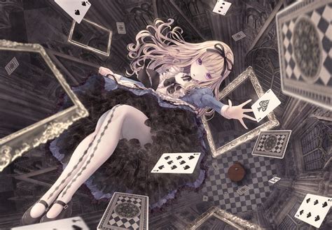 Alice In Wonderland Alice Wonderland Blonde Hair Bow Dress Goth Loli Lolita Fashion Missile