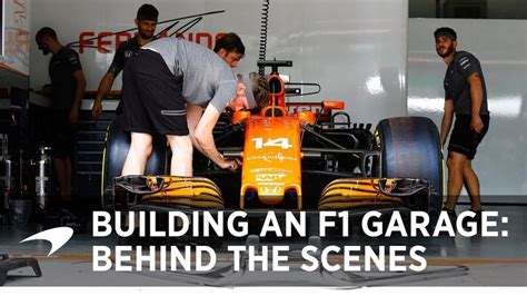 Building a Formula 1 garage | Behind the scenes | Behind the scenes, Formula 1, Garage