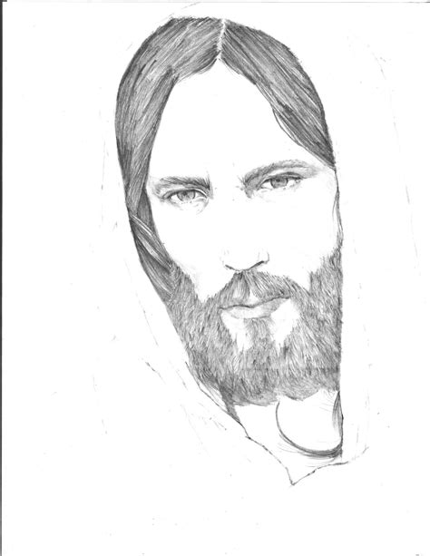 Dibujo Lapiz Cristo Jesús - Urema Nacor