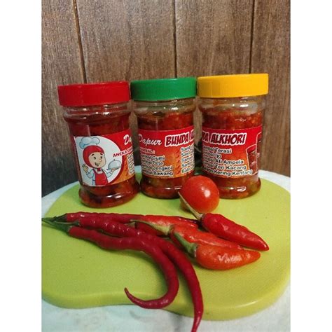 Jual Sambal Cumi Kemasan Botol 150 Gram Shopee Indonesia