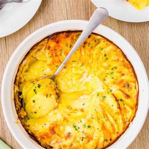 Simple Creamy Potatoes Au Gratin Table For Two