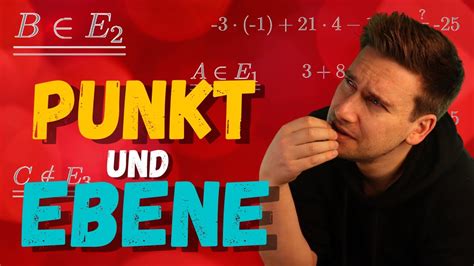 Liegt Der Punkt Auf Der Ebene Aufgaben How To Mathe Abi