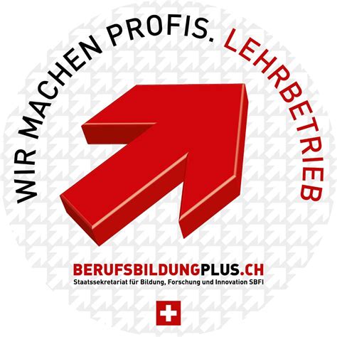 Lehrbetriebsvignette Berufsbildungplus Ch