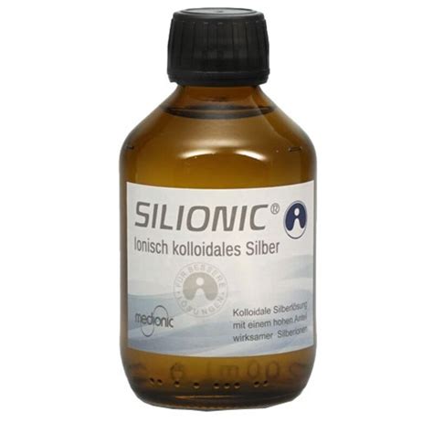 SILIONIC Ionisch Kolloidales Silber 50 Ppm 200 Ml Narayana Verlag