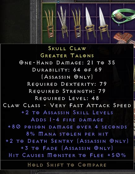 Extra Prebuff Claws 5 Fade And 5 Venom Topic D2jsp