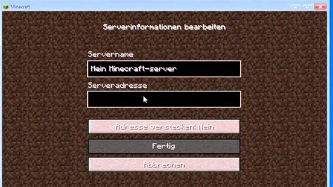 Minecraft Tutorial Wie Man Auf Ein Mehrspieler Server Kommt Youtube