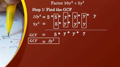 Factoring Polynomials With Common Monomial Factor Ppt