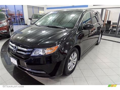 2015 Crystal Black Pearl Honda Odyssey EX L 123234444 Photo 21