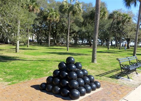 Cannonballs Charleston Park Free Stock Photo Public Domain Pictures