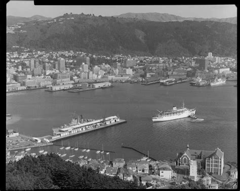 View Of Wellington Harbour From Mt Vi Items National Library Of