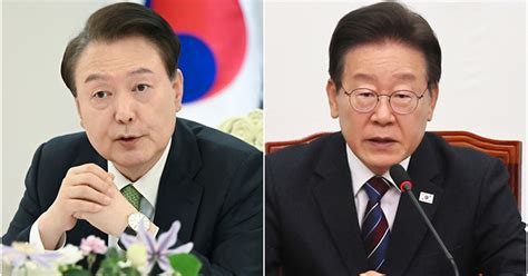 윤대통령 이재명 대표 영수회담 성사다음주 용산서 만남