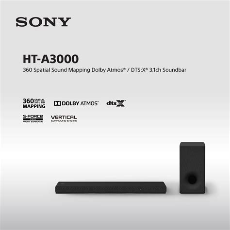 Jual Sony Ht A Spatial Sound Mapping Dolby Atmos Dts X