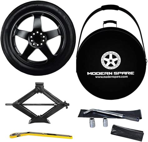 Amazon Complete Compact Spare Tire Kit W Carrying Case Fits