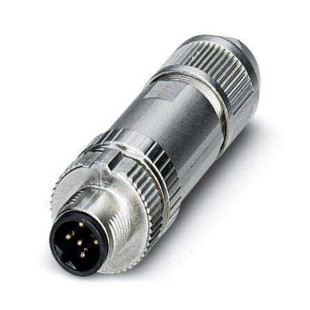 Разъем кабеля PROFIBUS DP M12 Push-in Male SACC-M12MSB-2PL SH 1424678 ...
