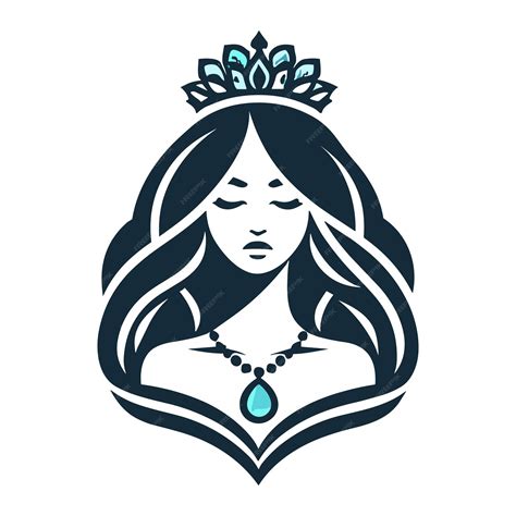 Premium Vector Queen Face Beauty Feminine Woman Face Spa Salon Logo