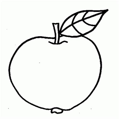 Dibujo De Manzana Para Colorear Dibujos Infantiles De Manzana Colorear Manzanas