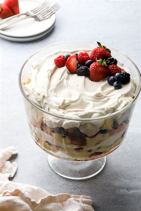 Fresh Fruit Trifle - Baran Bakery