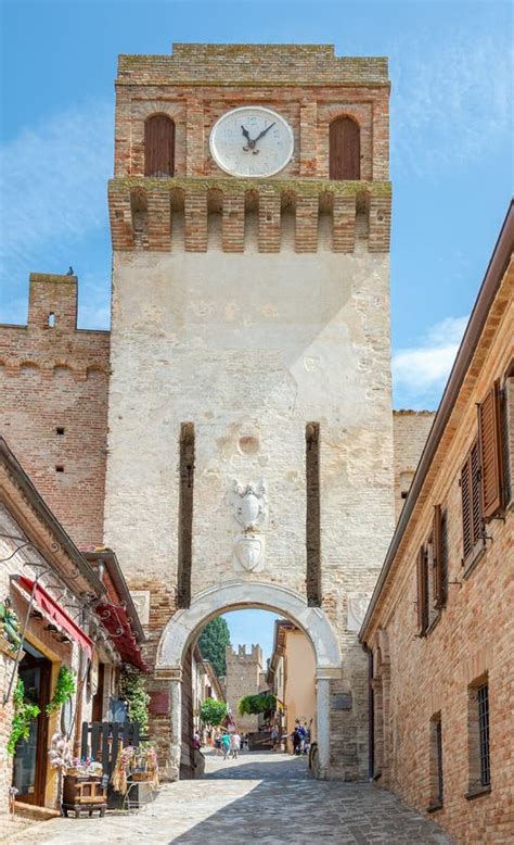 Gradara, a Medieval Village Editorial Stock Photo - Image of vertical ...