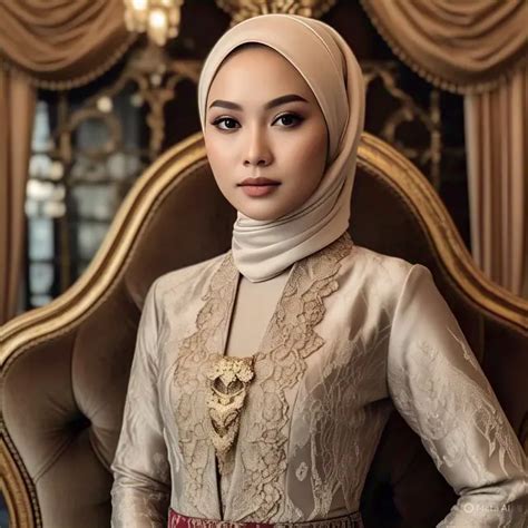 Model Kebaya Brokat Hijab Tampil Elegan Dan Mewah Hot Liputan