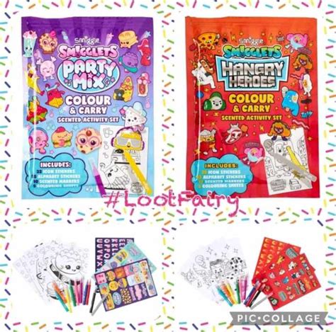 Smiggle Colour And Carry Scented Activity Set Lazada Ph