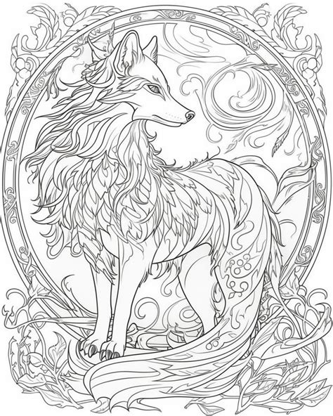 Magical Creatures Coloring Pages Bundle 120 Unique Designs Instant