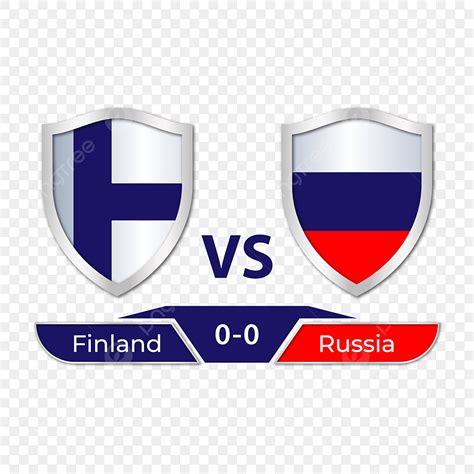 Uefa Euro Finland Vs Russia Football Match Scoreboard Broadcast