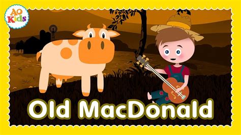 Old MacDonald Had A Farm Nursery Rhyme Song YouTube