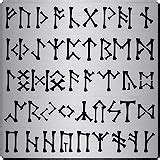 Buy GORGECRAFT Metal Runes Stencil Stainless Steel Ancient Alphabet