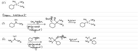 Solved How Might You Prepare The Following Alcohols From An Aldehyde