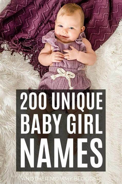 200 unique baby girl names – Artofit