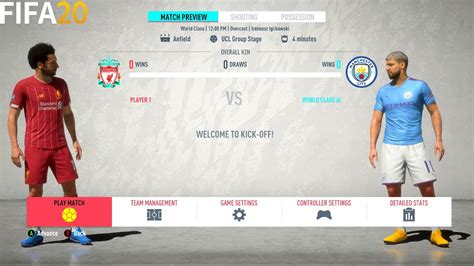 Fifa Liverpool Vs Manchester City Champions League Uefa Full