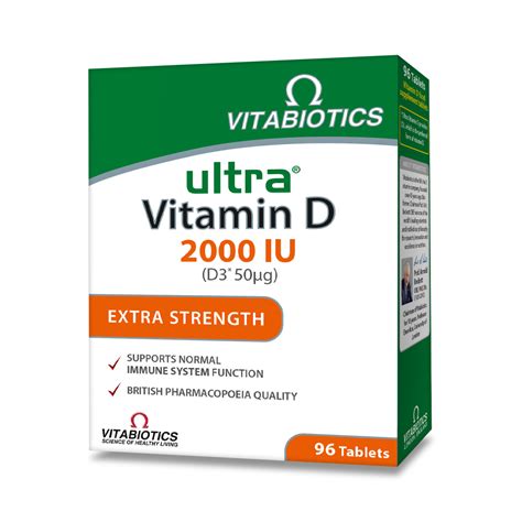 Ultra Vitamina D 2000 IU Tablets Vitabiotics