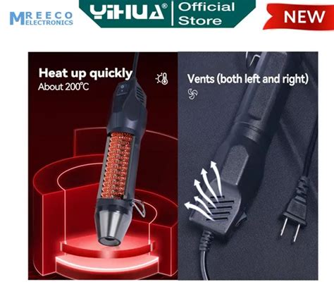 Yihua Ii Mini Heat Gun Electric Hot Gun Air Shrink Vinyl Diy W In Pakistan