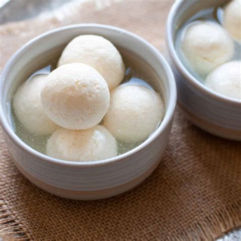 Rasgulla Recipe Sweet And Spongy Rasgullas In Syrup Indian Ambrosia