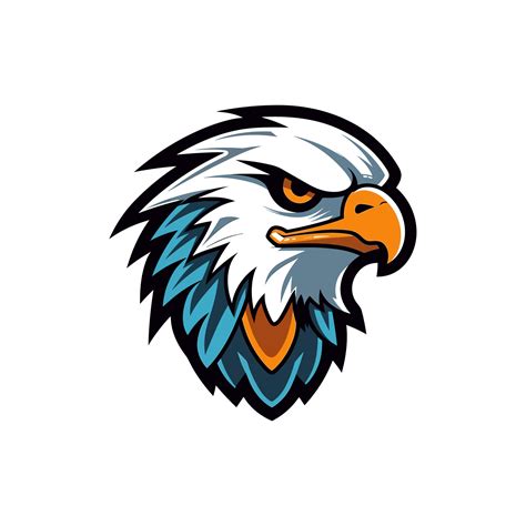 Angry Eagle falcon logo vector clip art illustration 25918668 Vector ...