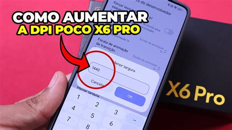 Como Aumentar A Dpi Do Poco X Pro Youtube