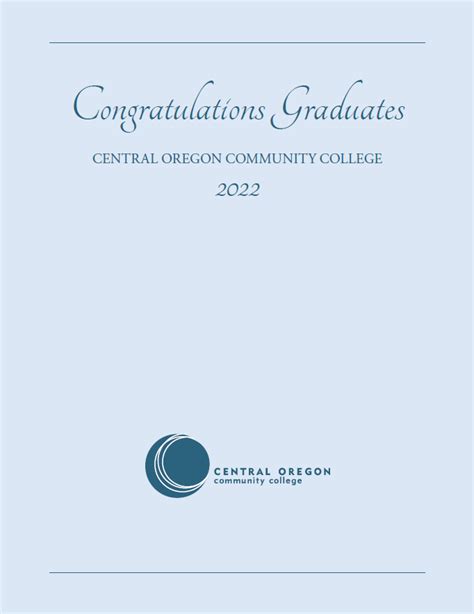 Commencement Celebration 2022 Central Oregon Community College