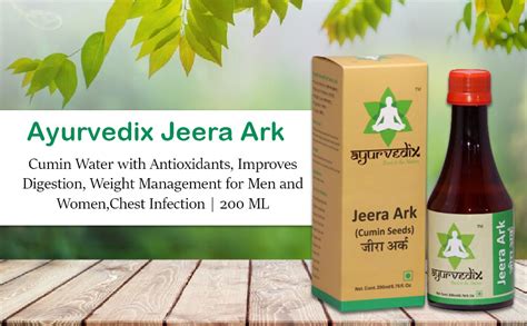 Buy Ayurvedix Jeera Ark Cumin Water With Antioxidants Improves