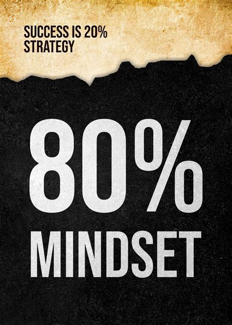 success  percent mindset poster picture metal print paint